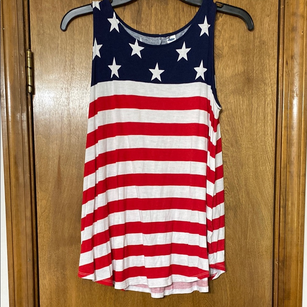 Patriotic Stars and Stripes Tank Top